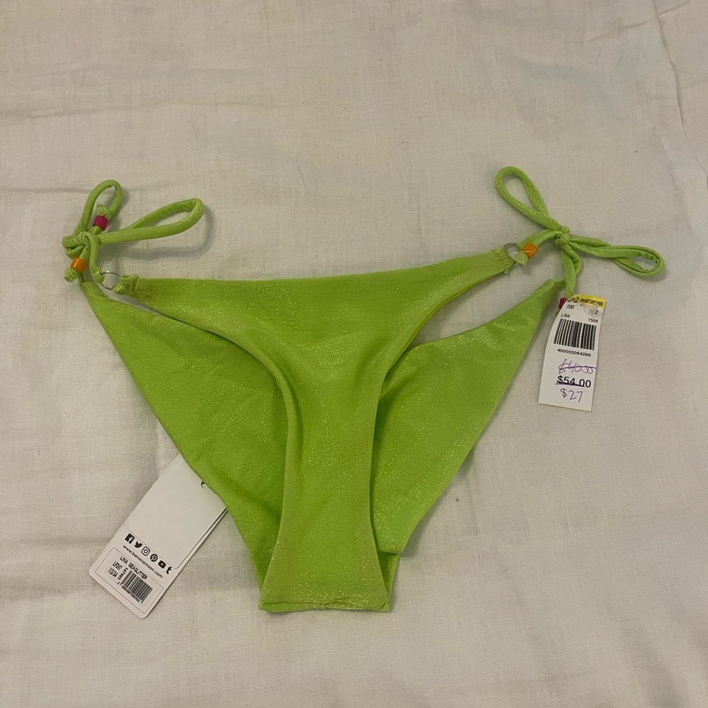 Bananamoon Green Bikini Classic Tie Design
